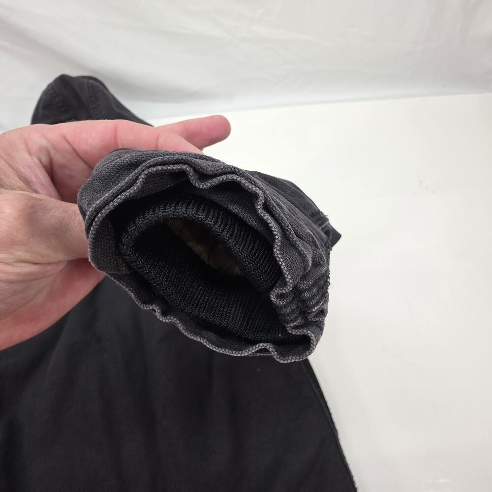Dickies Youth Large Sherpa Lined Hooded Jacket Black Canvas Workwear Full Zip... - Picture 11 of 15